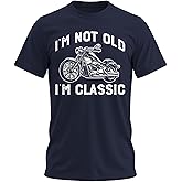 I'm Not Old I'm Classic T-Shirt Funny Car Graphic Tee Vintage Retro T Shirts for Mens Birthday Presents for Dad