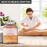 AROMATIKA Joint Muscle Bath Salts 1300g Sea Salt Lavender Sage Rosemary Oils view 7
