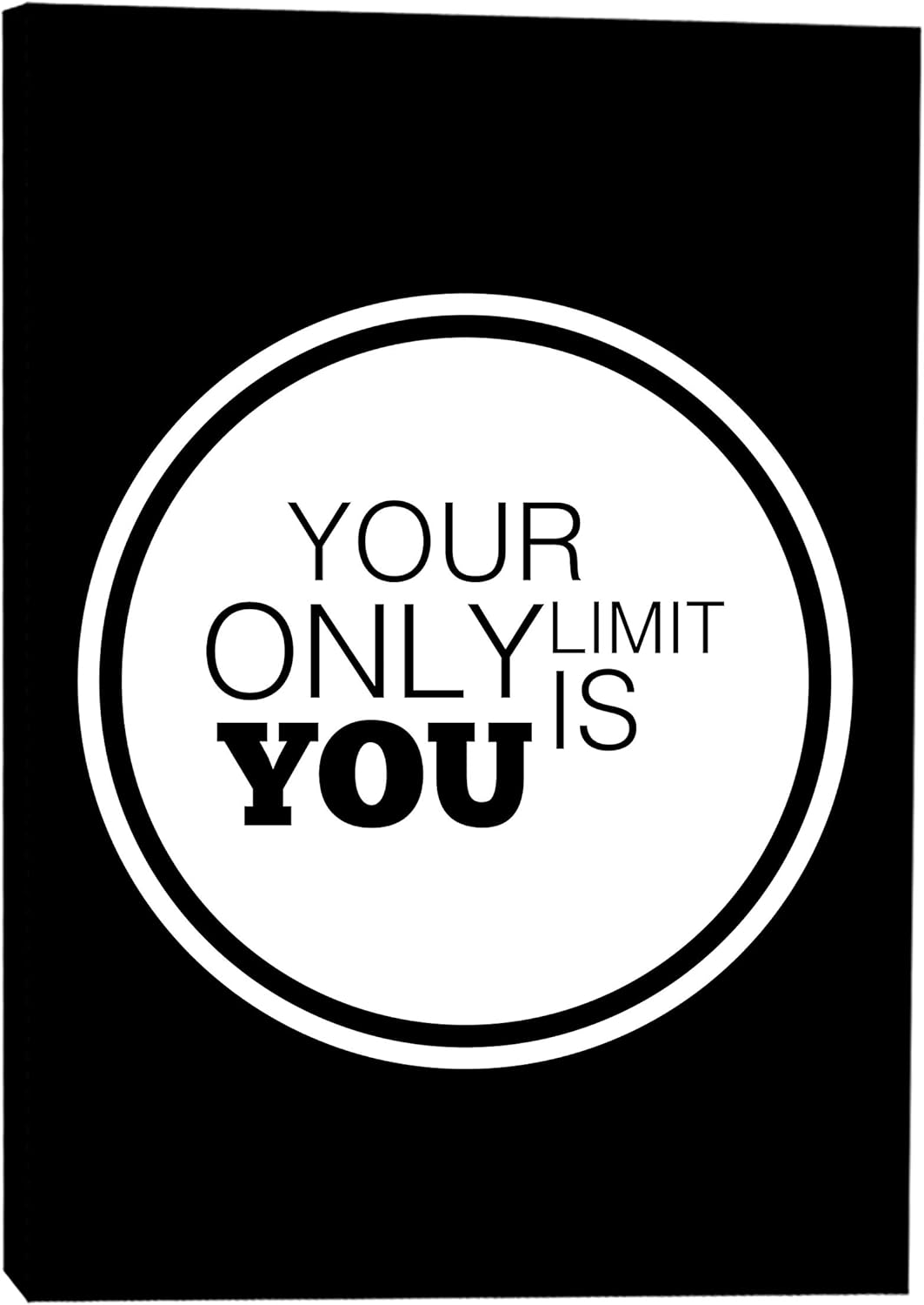 Motivational Canvas Wall Art Posters - Ready to Hang 12 x 16 inches - Inspirational posters for office, gym, or bedroom - Framed Wall Art Canvas For Room Decor Printed on Canvas ) (12x16, Print1)