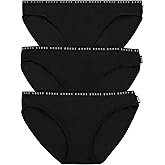 Bonds womens Hipster Underwear 3-pack – Classic Low-rise Cotton, Comfortable Everyday Fit