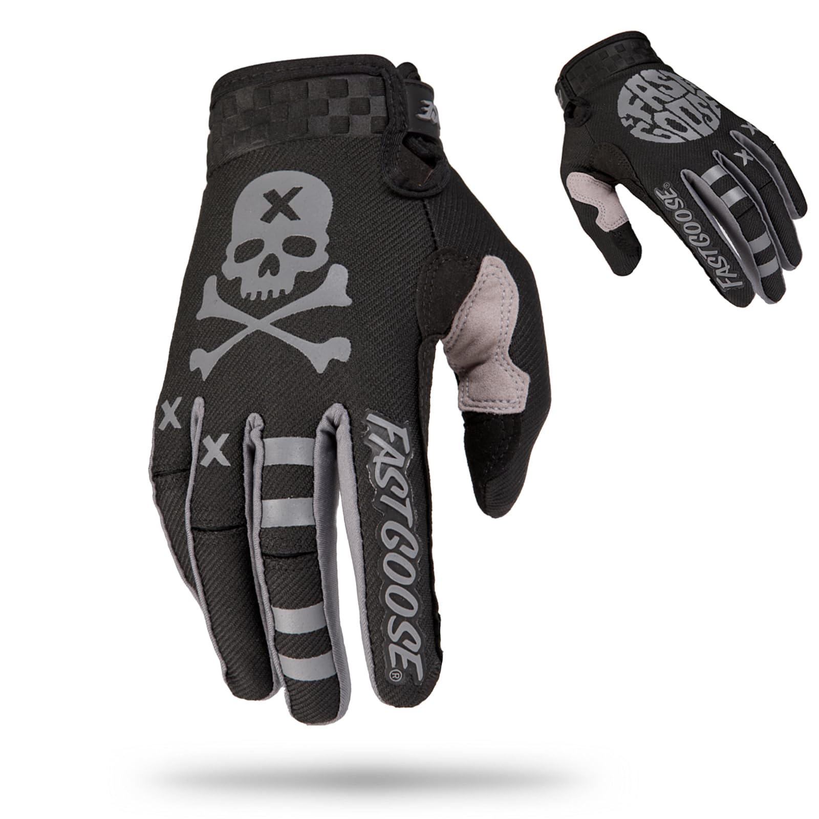 Photo 1 of FASTGOOSE Dirt Bike Motocross Gloves - Motorbike & ATV Off Road Racing Sports Cycling Glove (Black, X-Large)