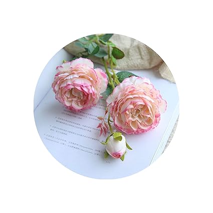 Amazoncom Artificial Peony 15 Heads White Peonies