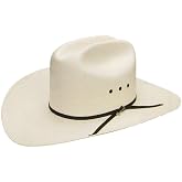 Stetson Hats 10X Rancher 4 in. Brim Precreased Straw Hat Natural 73/8