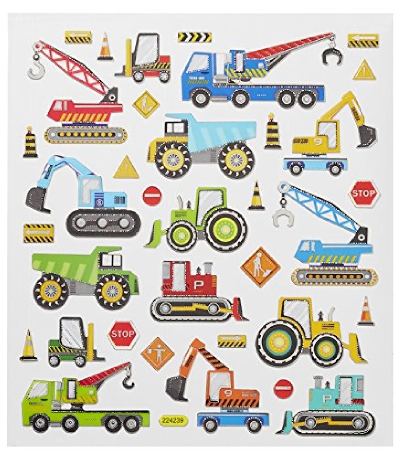 Hobby design sticker, construction vehicles II.