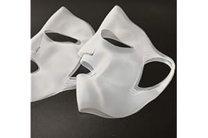 Angzhili 2 Pack Silicone Moisturizing Reusable Mask for Sheet Mask,Face Mask Cover with Hook,Sheet Mask Cover for Slow Down t