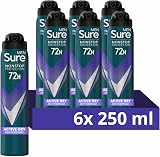 Sure Men Nonstop Protection Active Dry Antiperspirant Body Spray 250 ml Pack of view 1