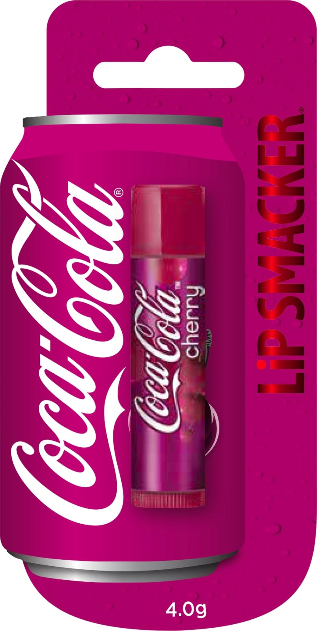 Lip Smacker Coca Cola Collection, Lippenbalsam mit Kirsch-Cola-Geschmack, inspiriert von Coca-Cola, Feuchtigkeitsspendend und Erfrischend, 1 Stück