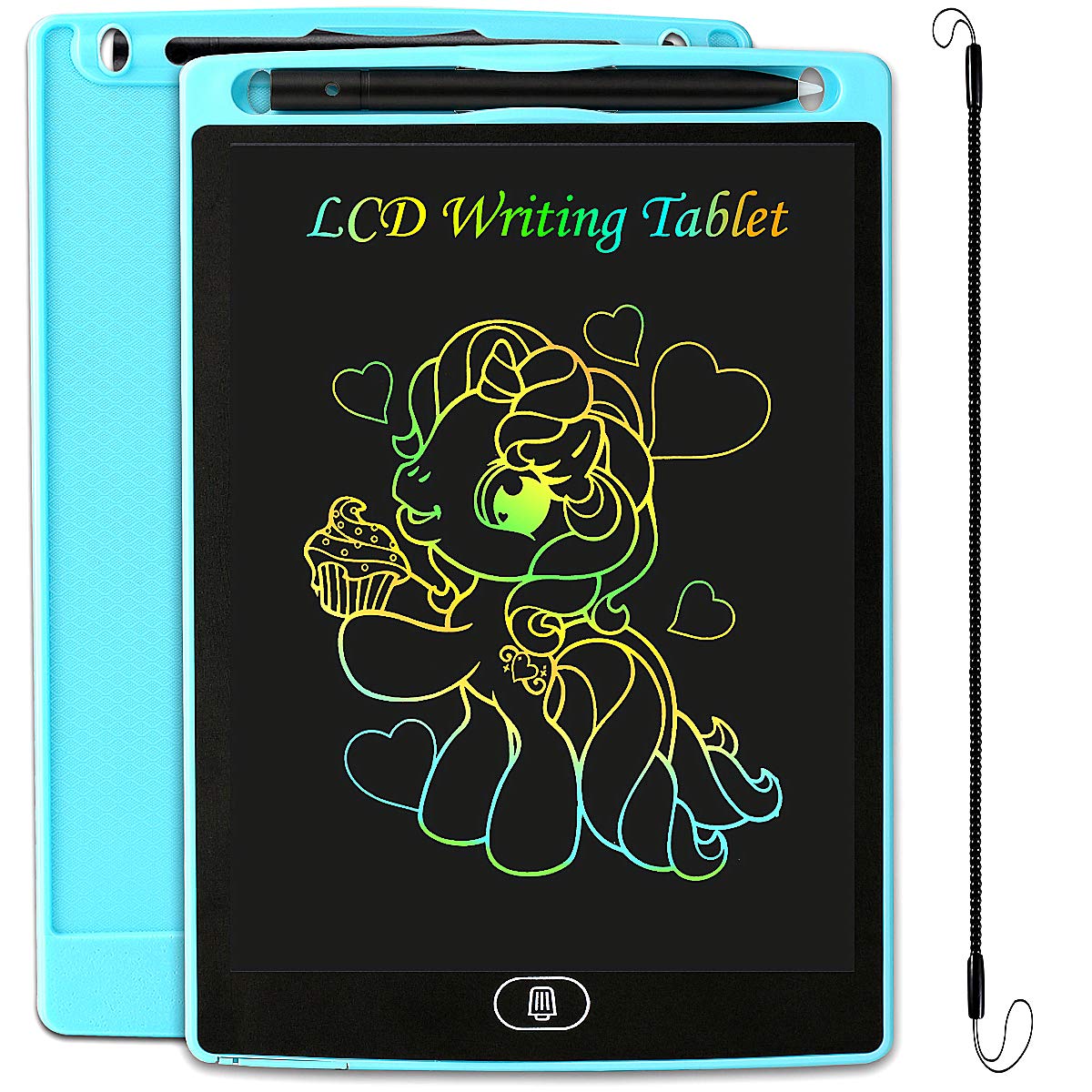 JOEAIS LCD Writing Tablet 8.5 Inch for Kids, Portable Drawing Board Graphic Tablet for Handwriting, Doodling, and Drawing, Perfect Toys Gift for Boys and Girls (Blue)