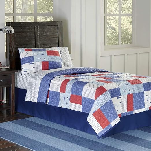boys plaid comforter