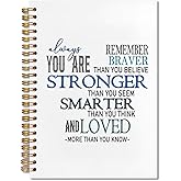 FITIE Inspirational Spiral Notebook 5.5x8.3, Believe Sign You Are Enough Motivational Journal for Women, Inspirational Encouragement Gifts for Women, Congratulations Gifts Notebook for Note Taking