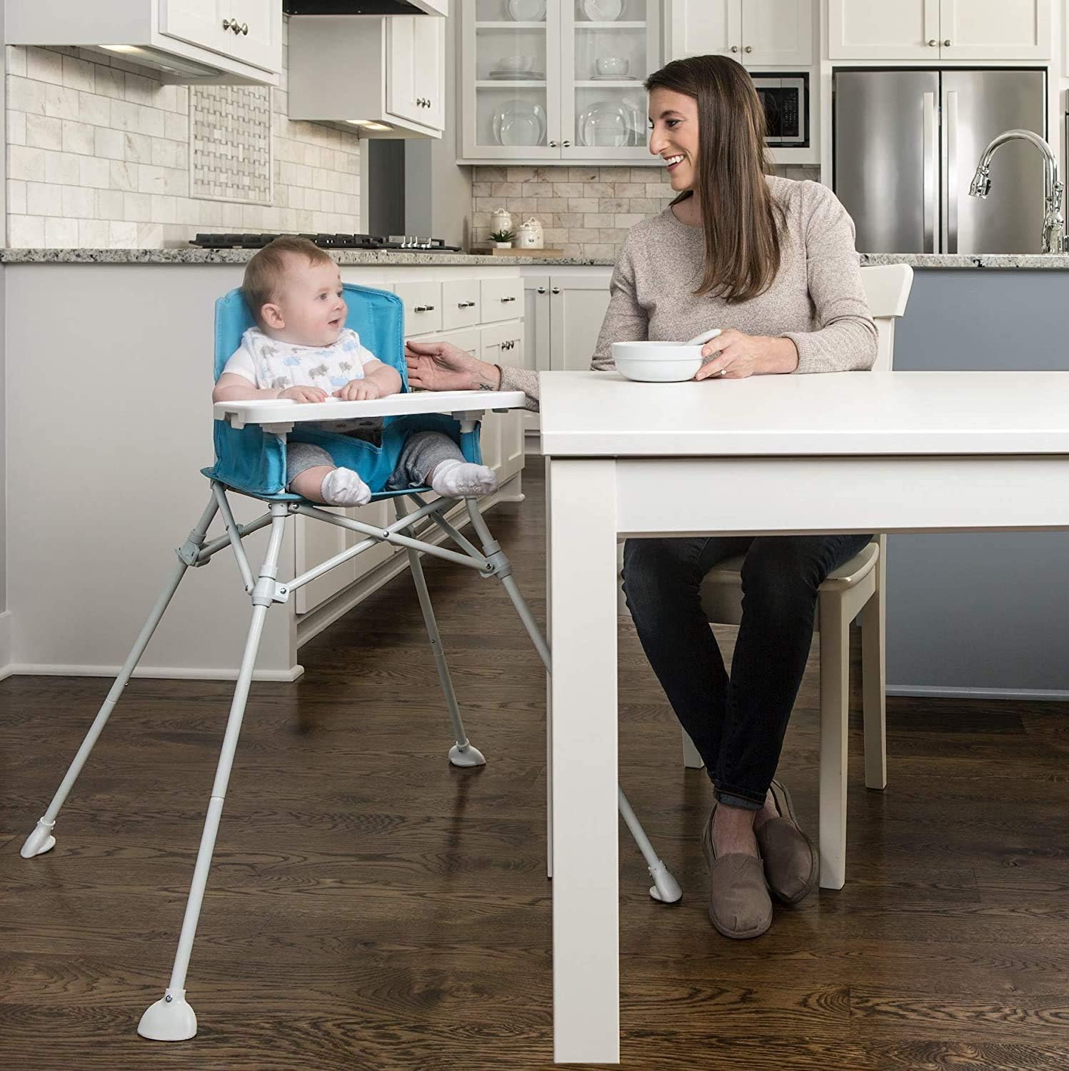 Regalo My High Chair Portable Travel Fold & Go Highchair, Indoor and Outdoor, Bonus Kit