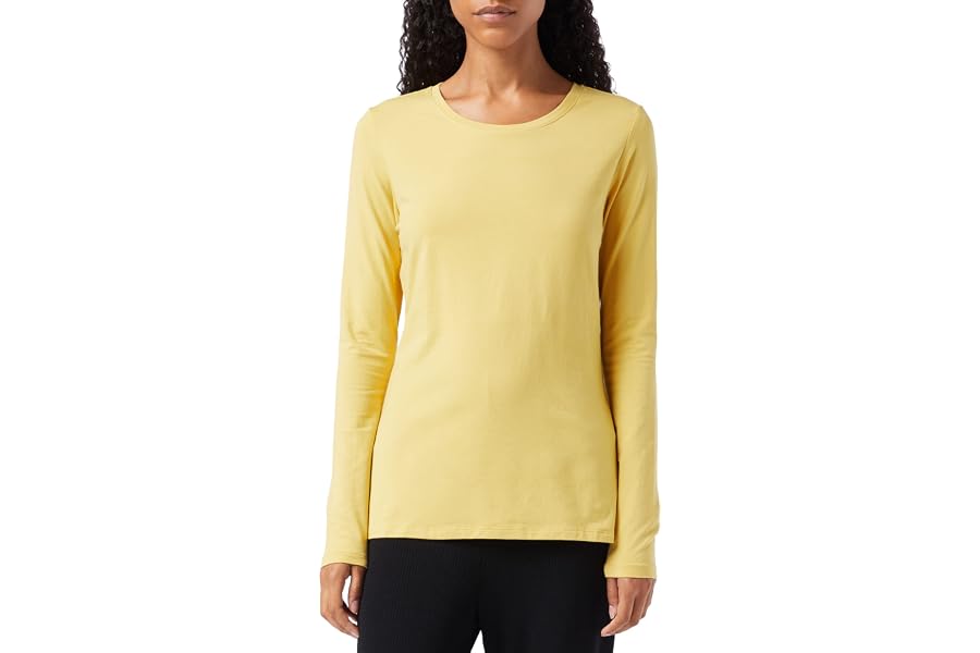 Gift Idea: Amazon Essentials Women's Regular-Fit Long-Sleeve Crewneck T-Shirt