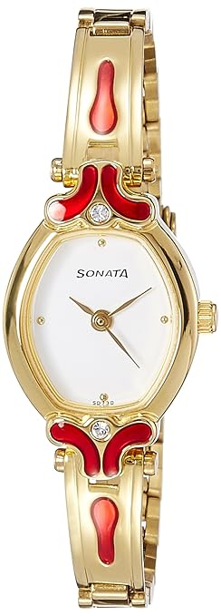 Analog White Dial Womens Watch -NK8068YM04