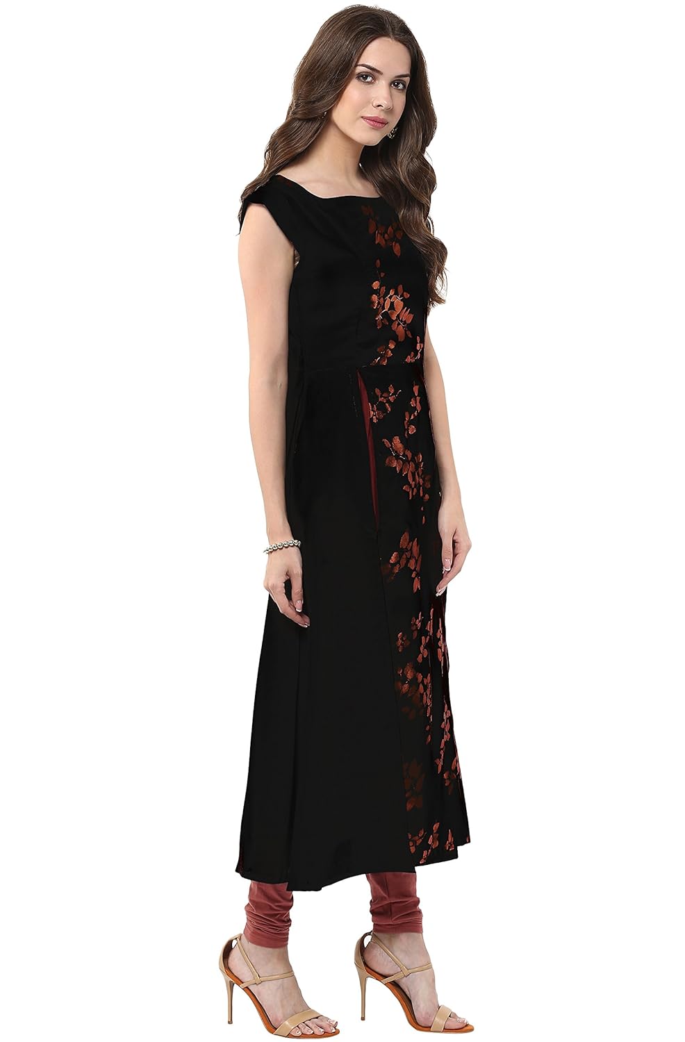 janasya women's crepe anarkali kurta (jne1525-kr-udf19-a _black_ small)