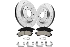 funire Automotive Replacement Brake Kits Front Brake Pads and Rotors Kit 2002-2005 Ch-evr0let- Trailblazer 2004-2005 Bu-ic-k- Rainier 2002-2004 Oldsm-0bile- Bravada Ge0-met 55069 D882-7759