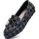 XRKJ Loafers for Women Comfortable Slip On Flats with Memory Foam Insole for Daily Wearing