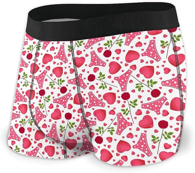 Amazon.com: Valentines Day 1 Men'S Cool Boxer Briefs Underwear: Clothing