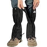 HiGaits Leg Gaiters for Men Women Adjustable Gators for Hiking Boots in Climbing Hunting Trekking Waterproof Snow Gaiters