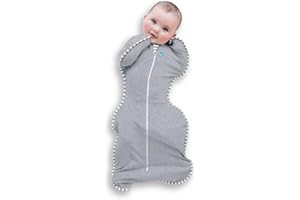 Love to Dream Swaddle UP, Baby Sleep Sack, Self-Soothing Swaddles for Newborns, Improves Sleep, Snug Fit Helps Calm Startle Reflex, New Born Essentials for Baby, 1.0 ToG, 13-18.5lbs, Gray