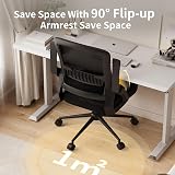 naspaluro Ergonomic Office Desk Chair with Adjustable Height and Armrests view 4