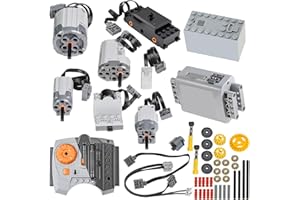 BrickBounty 48pcs Power Functions Motor Set, Motor Kit Technic Parts for STEM Assembled Building Block, Control Function Repl