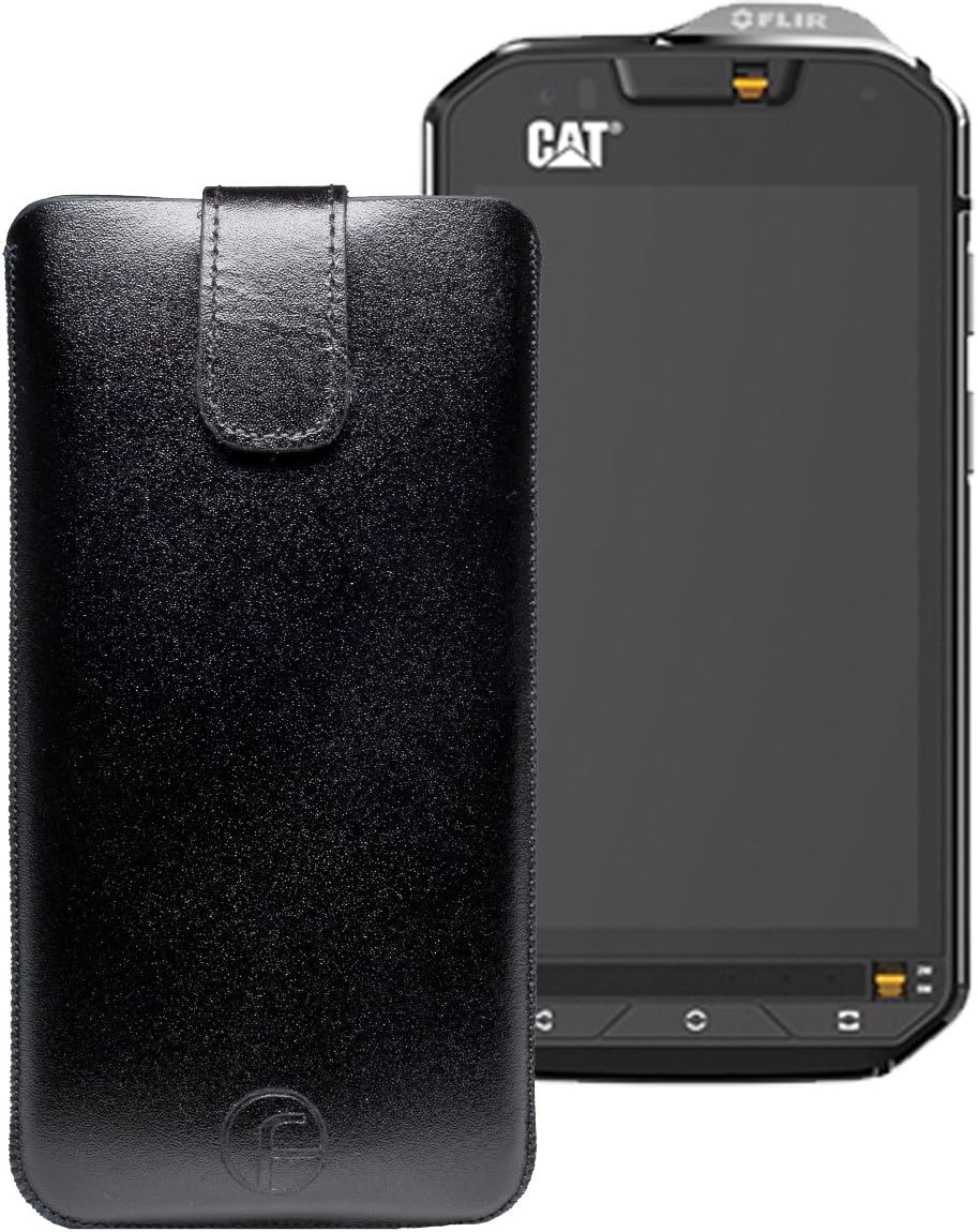 Original Favory Protective Leather Mobile Phone Case for Caterpillar CAT S60 * Pull Up Tab Feature