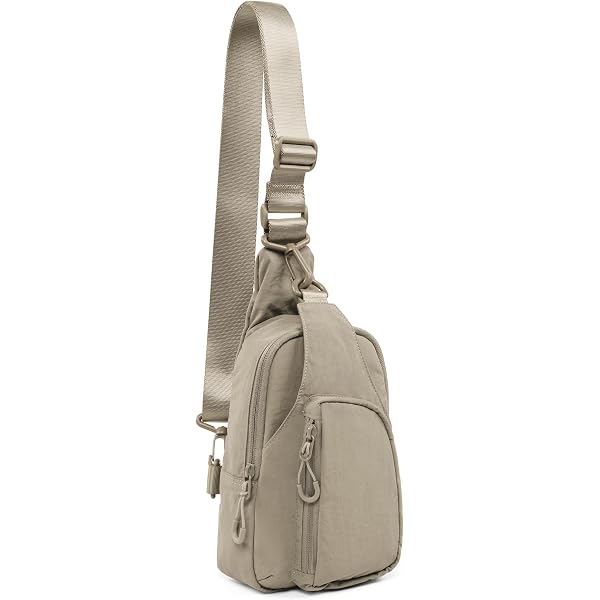 The Sak Geo Taupe Sling Bag The Sak Geo Sling Backpack in Leather, Convertible Design  main image 2