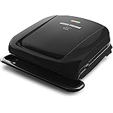 4-Serving Removable Plate Grill and Panini Press, Black