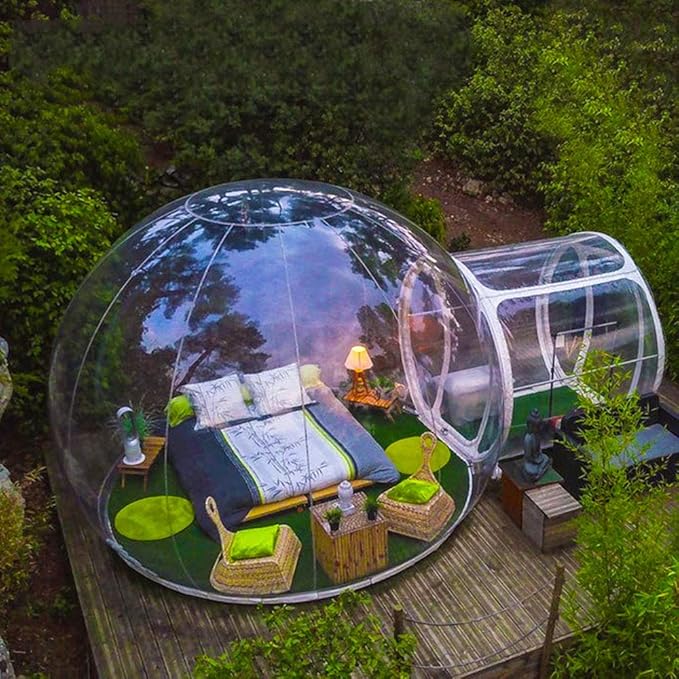 Tienda de Burbujas Inflable para Acampar al Aire Libre Gran casa de