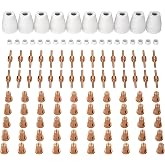 ARCCAPTAIN 110PCS PT31 Plasma Cutting Consumables | Fit CUT-45 CUT-50 CT-312 MIG205MP with Plasma Cutter Torch PT-31 JG-40 LG-40
