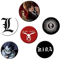 DEATHNOTE デスノート ピンズセット PINS SET ピンバッジ Amazon.com: ABYSTYLE Death Note L Metal Pin Measures 1.1