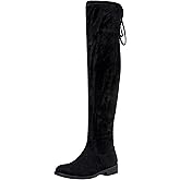 Vepose Women's 998 Suede Over The Knee High Boots Low Flat Heel Thigh High Boots for Women