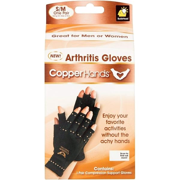 Full Finger Copper Infused Arthritis Gloves - Compression Gloves For Pain Relief, Carpal Tunnel, Tendonitis, Size Small, Breathable & Non-Slip - View #4