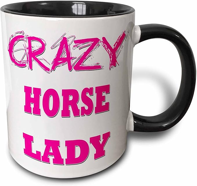 crazy horse lady mug