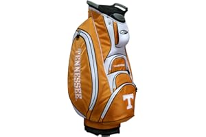 Team Golf NCAA Victory Golf Cart Bag, 10-Way Top with Integrated Dual Handle & External Putter Well, Cooler Pocket, Padded Strap, Umbrella Holder & Removable Rain Hood