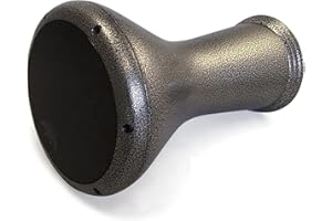 17" Percussion" Gawharet El Fan Pro Metal Darbuka Drum Doumbek (Black/Silver + Remo Black Mist)