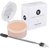 Narrative Cosmetics Scar Wax SFX Makeup Kit with Spatula | Moldable Special Effects Wax for Fake Wounds, Cuts &amp; Injuries | Halloween, Cosplay &amp; Film Makeup | Easy to Blend, Fair Color, 2.5 Oz