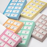 evelay Raffle Ticket 6 Books 1-1000 Perforated Mixed Colours Cloakroom view 4