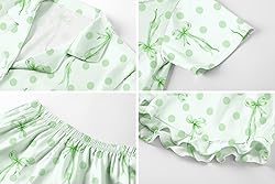 Umeyda Girls Satin Silky Collar V Neck Ruffle Short