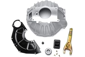 SHUNSEN AUTO PARTS 3899621 - bell housing kit GM 621 SBC BBC GM 11 Manual Clutch Appllications Aluminum Bellhousing with Flywheel Inspection Cover,Clutch Release Bearing,Pivot Ball,Clutch Fork & Boot 1959-1988 Chevy