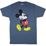 Giant Mickey Mouse Gray Graphic T-Shirt 