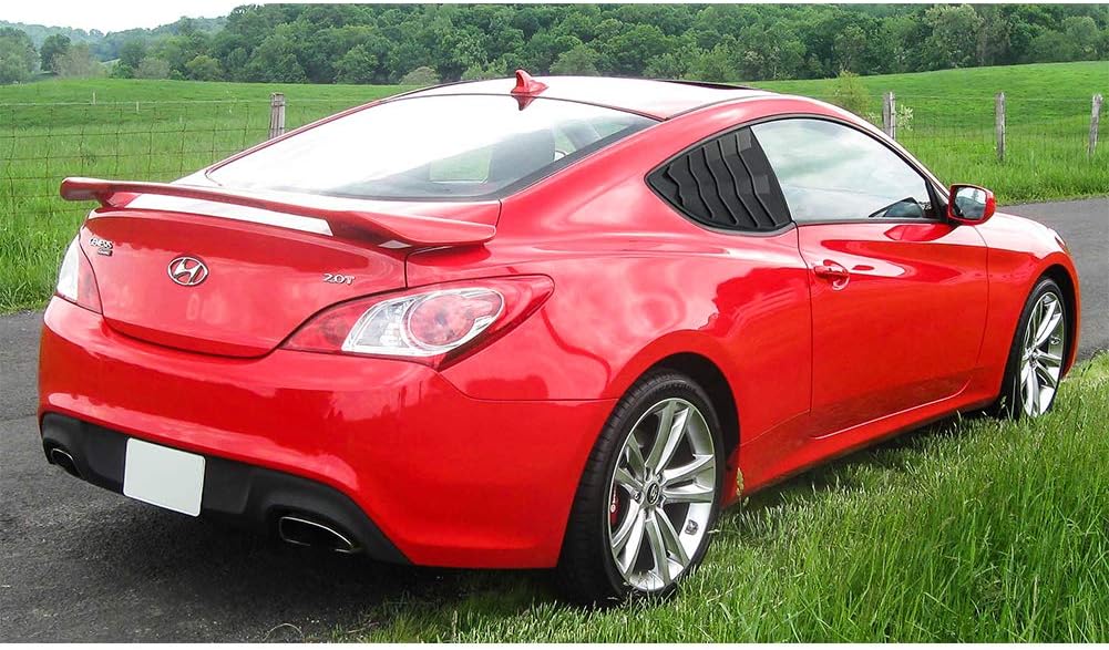 Matte Black Yoursme Left Right Side Window Louver Fit For Hyundai Genesis Coupe 2010 2016 Windshield Sun Shade Cover In Gt Lambo Style Custom For All Weather Abs Exterior Accessories Automotive Guardebem Com