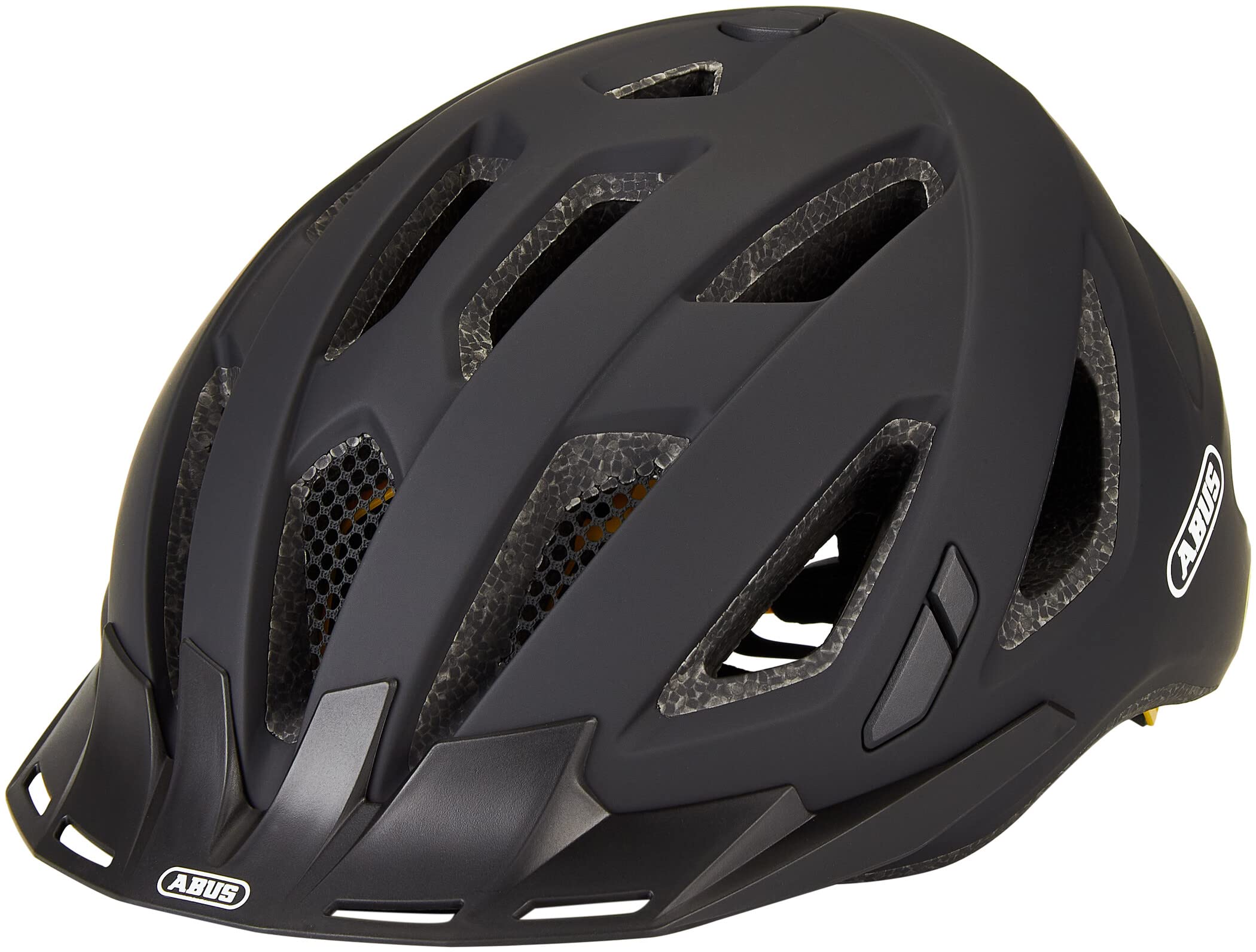ABUS Urban-I 3.0 MIPS city helmet - bike helmet with impact protection, rear light, visor and magnetic fastener - for men and women