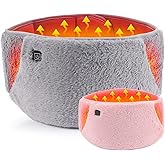 NORMIA RITA Electric Heating Pad for Women - 3-Temperature Settings Menstrual Period Cramp Relief, Adjustable Waist Warmer Belt with Crystal Velvet for Winter Comfort and Pain Relief Therapy