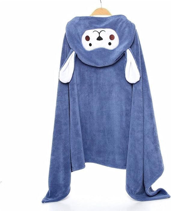 Amazon Co Jp バスローブ プールタオル こどもフード付きバスタオル ベビーバスタオル かわいい 超吸収性 速乾 ラップタオル 出産祝い 濃紺 ベビー マタニティ