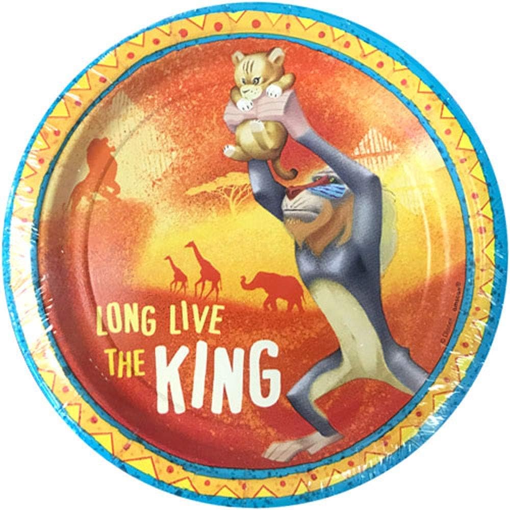 amscan Disney The Lion King Birthday Party Small Cake Plates Pack of 8