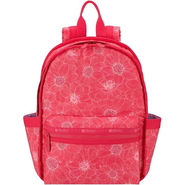 Lesportsac Route Small Backpack in Bright Floral Print Route Backpack - Floral Fiesta print – LeSportsac main image 3