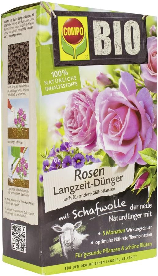Compo Bio Rosen Langzeit Dunger Fur Alle Arten Von Rosen