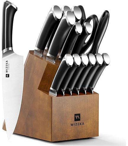Amazon.com: Babish High-Carbon 1.4116 German Steel 15 Piece Full