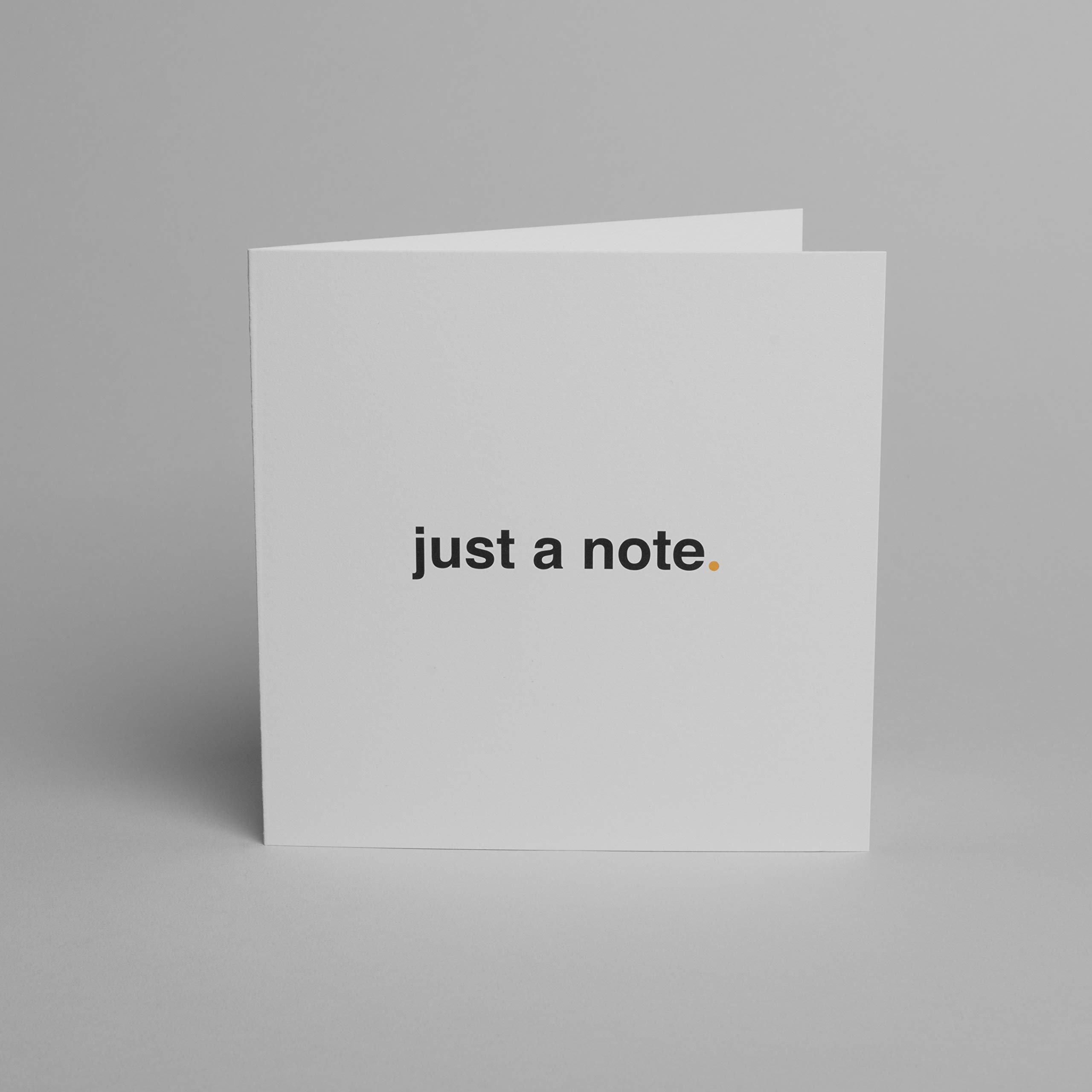 Blake Note Cards - Just A Note Cards (150 x 150mm) - Pack of 10 - Premium Quality 330GSM - Luxury & Minimalistic Cards - Appreciation/Thank You Cards & Envelopes - Announcement Cards (NCC3300/10)